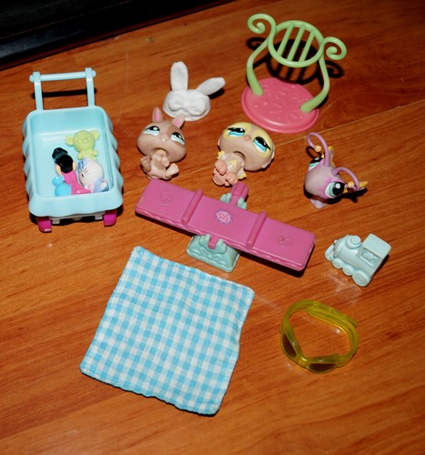 Littles petshop poussette - littles,